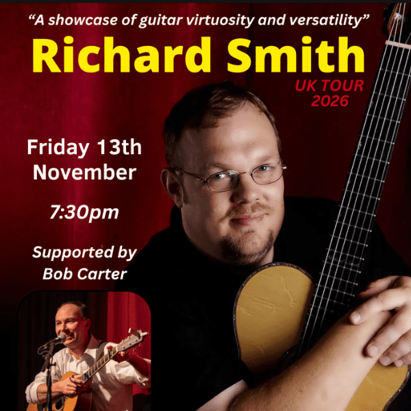Richard Smith UK Tour 2026 (+ Bob Carter) Live at the Allendale banner image