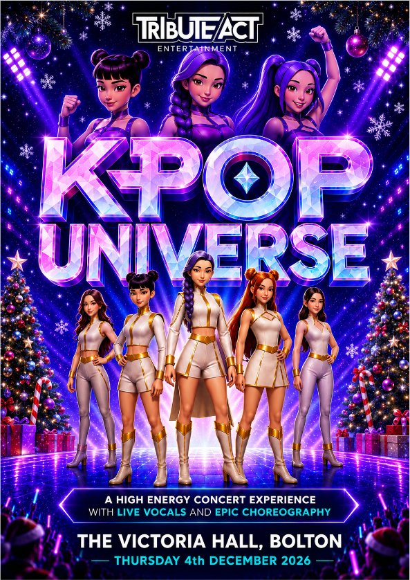 K-Pop Universe - The Ultimate K-Pop Tribute Show at The Victoria