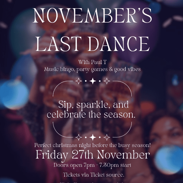 November's Last Dance ASCD &amp; Paul T banner image