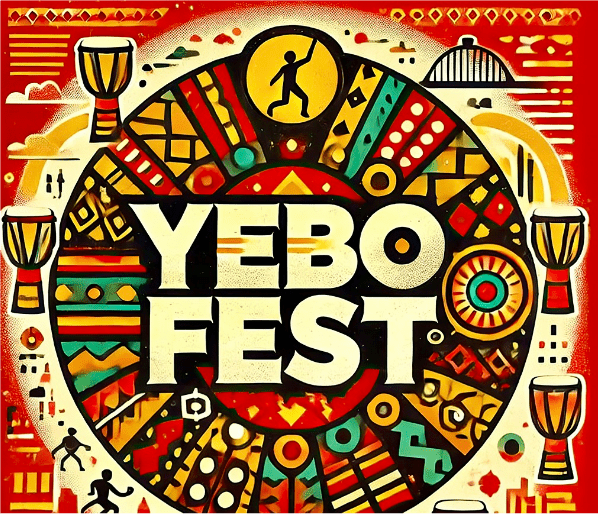 Poster or flyer advertising event Yebo! The Sounds and tastes of South Africa