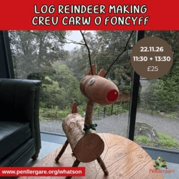 Log Reindeer Making banner image