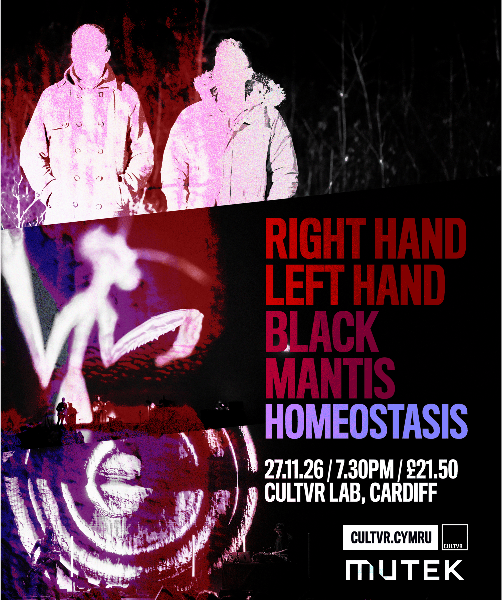RHLH / Black Mantis / Homeostasis - Immersive Live Performance banner image