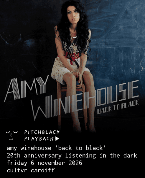 Pitchblack Playback: Amy Winehouse &lsquo;Back To Black&rsquo; banner image