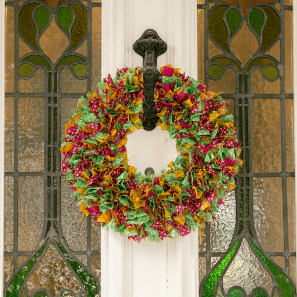 Upcycled Sari Wreath Workshop X Pri Pri banner image