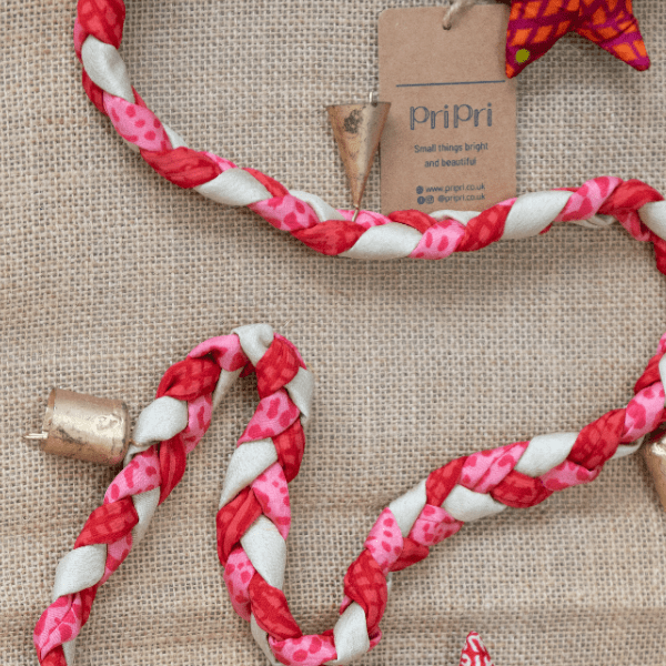 Upcycled Sari Bell Garland Workshop X Pri Pri banner image