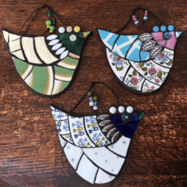 Mosaic Birds with Helen Clues