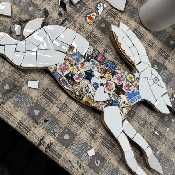 Mosaic Hares with Helen Clues