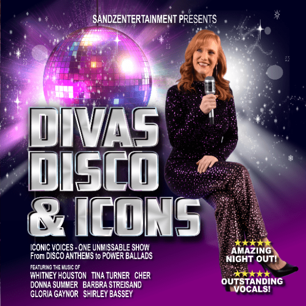 DISCO, DIVAS &amp; ICONS - Live with Sandy Smith banner image