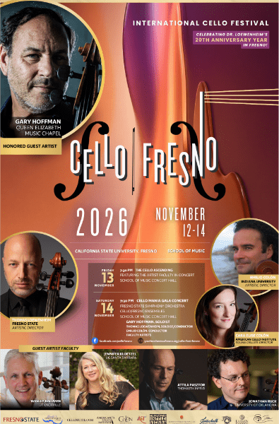CELLO ASCENDING FACULTY CONCERT banner image