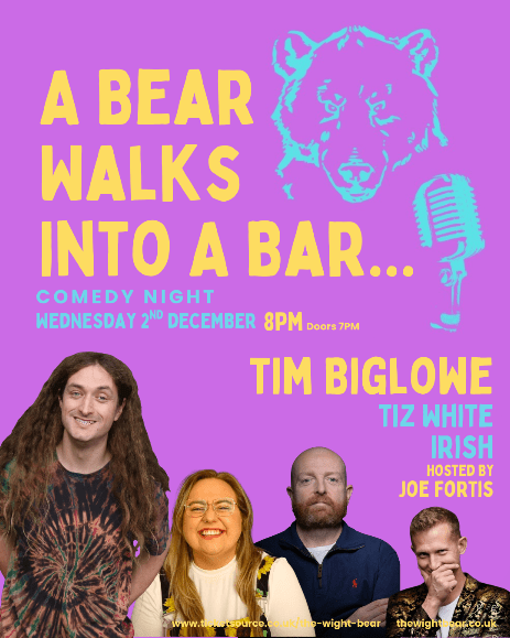 A Bear Walks Into A Bar... Comedy Night - Tim Biglowe banner image