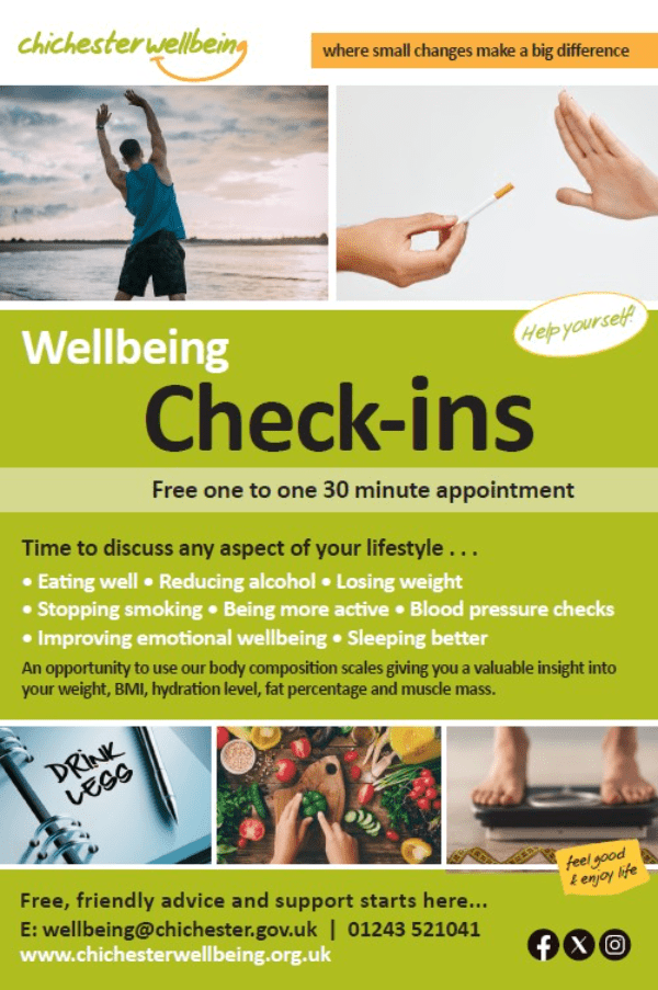 Wellbeibg Check In FREE Wellbeing Health Checks at the Chapel at The Wellington Grange ...