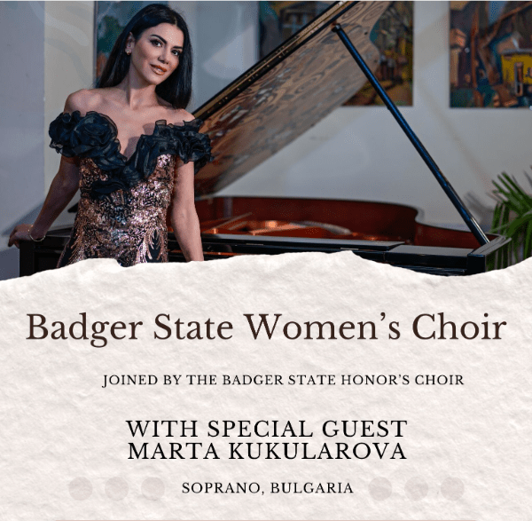Badger State Women's Choir with Special Guest Marta Kukularova banner image