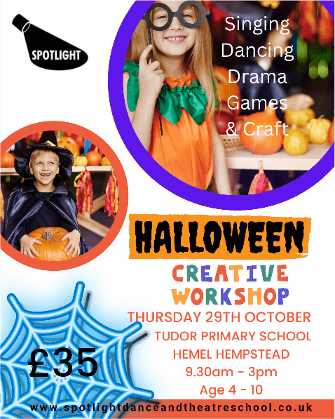 Spotlight's Halloween Workshop banner image