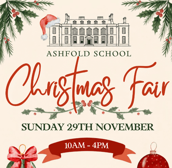 Ashfold Christmas Fair 2026 banner image