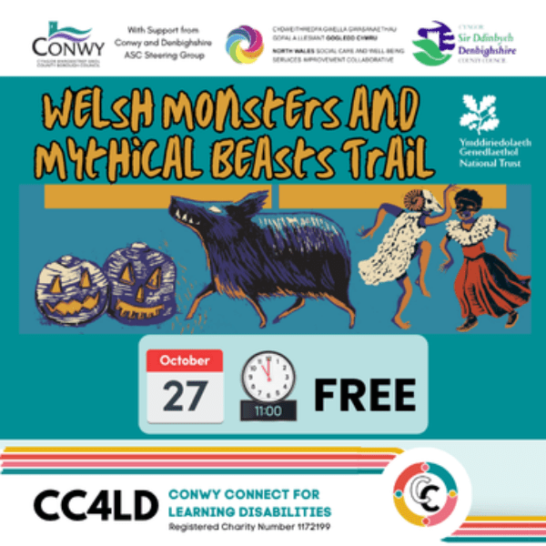 Welsh Monsters and Mythical Beasts Trail and Picnic at Bodnant Garden banner image