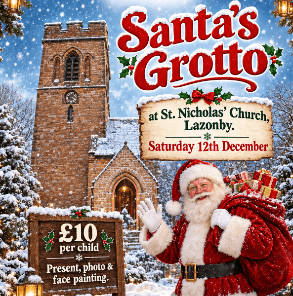Santa's Grotto 2026 banner image