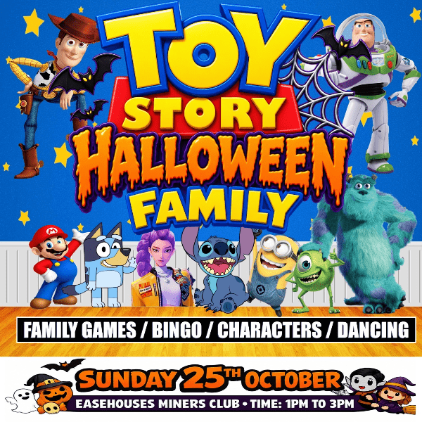 EDINBURGH  - TOY STORY FAMILY HALLOWEEN BINGO PARTY banner image