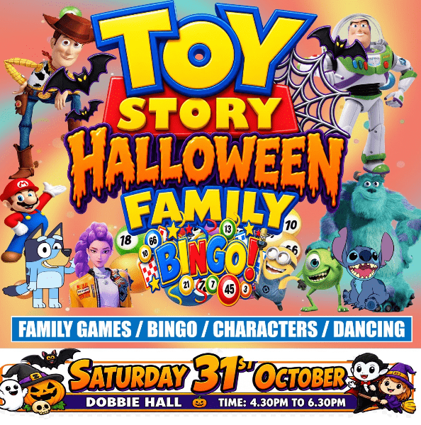 Falkirk  - TOY STORY FAMILY HALLOWEEN BINGO banner image