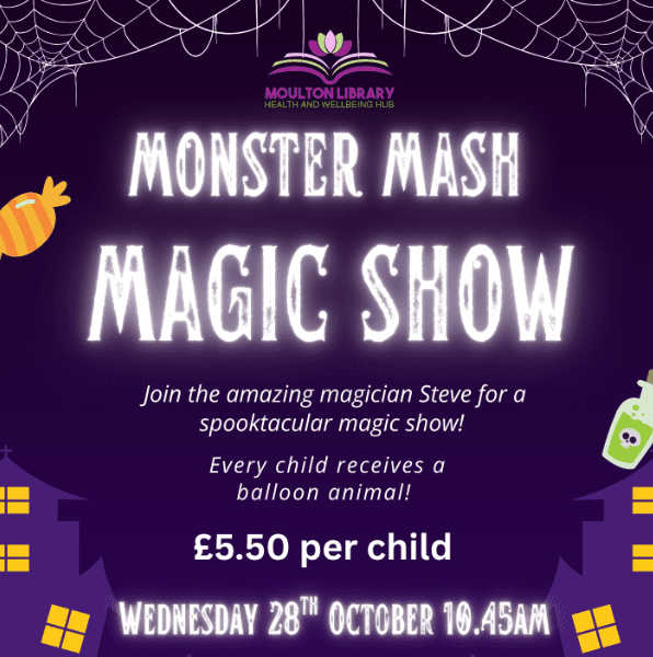 Monster Mash Magic Show Halloween banner image