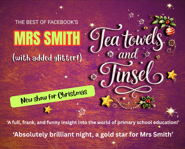 Mrs Smith - Tea Towels and Tinsel banner image