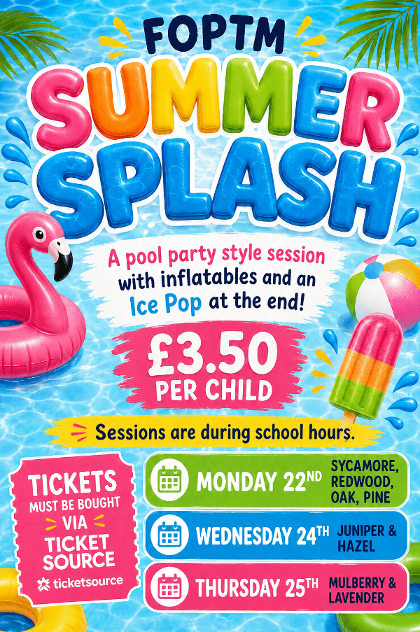 FOPTM SUMMER SPLASH at Pear Tree Mead Academy event tickets from