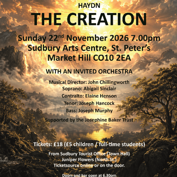 Sudbury Choral Society Autumn Concert banner image