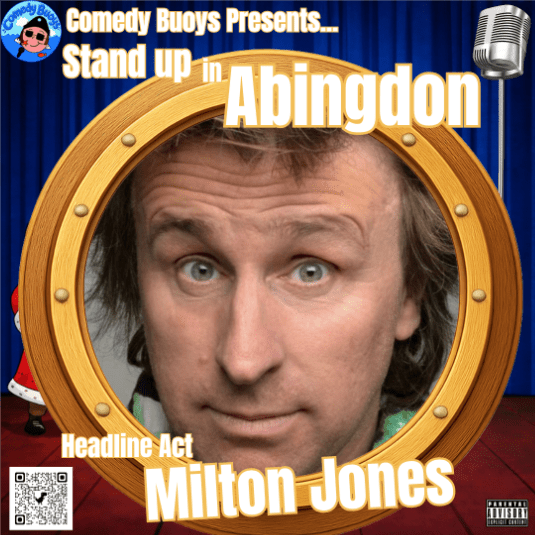 Comedy Buoys Abingdon with Headliner Milton Jones banner image