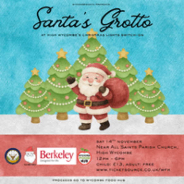 WycombeSanta's Grotto @ High Wycombe's Christmas Lights Switch On - Meet Santa banner image