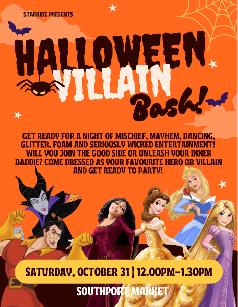 Starkidz Halloween Villain Bash banner image