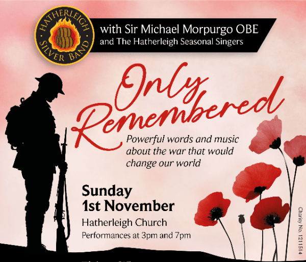 Only Remembered - A concert of Remembrance with Sir Michael Morpurgo OBE banner image