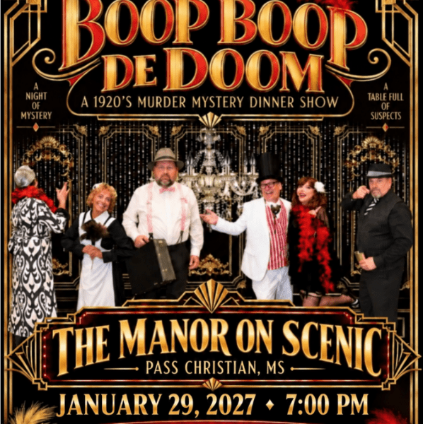 Boop Boop De Doom: A 1920's Murder Mystery Dinner Show-Pass Christian banner image