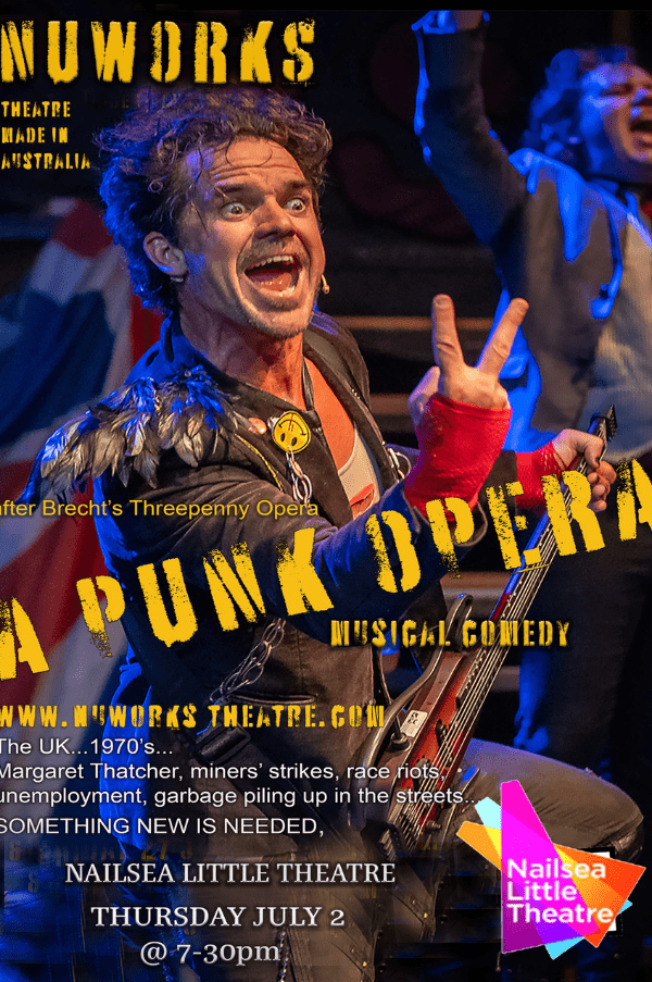 3rd MEN パンク天国　uk punk パワーポップ NuWorks present: A Punk Opera at Nailsea Little Theatre event