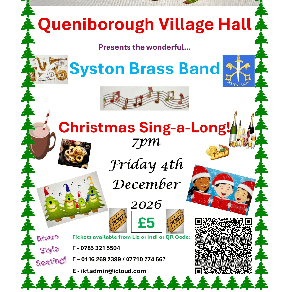 Syston Brass Band Christmas sing-along banner image