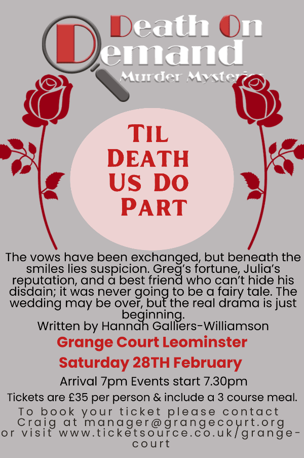 Murder Mystery Evening With 3 Course Meal