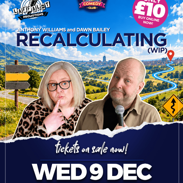 Dew Drop Comedy Club - ANTHONY WILLIAMS &amp; DAWN BAILEY Double Work in Progress banner image