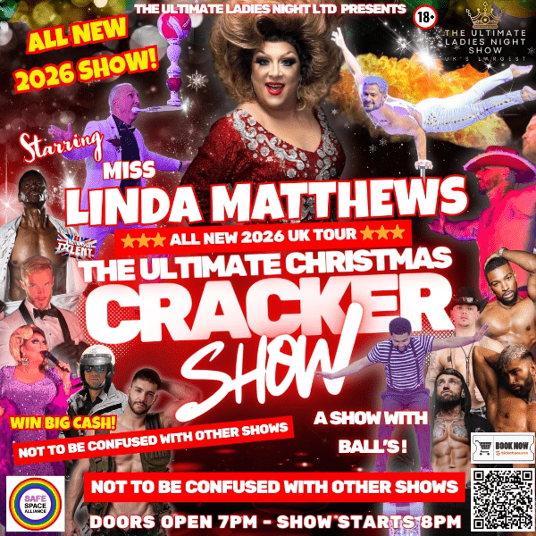 THE ULTIMATE LADIES NIGHT SHOW PRESENTS THEIR CHRISTMAS CRACKER SHOW banner image