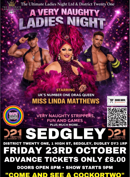 The Ultimate Ladies Night Show Presents A VERY NAUGHTY LADIES NIGHT banner image