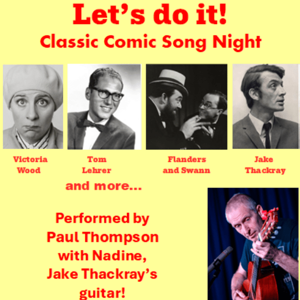 Let's Do It! Classic Comic Song Night banner image