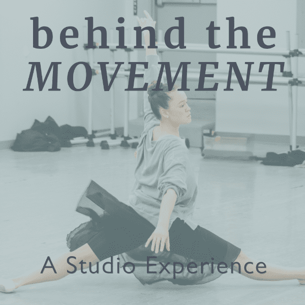 Behind the Movement: A Studio Experience banner image