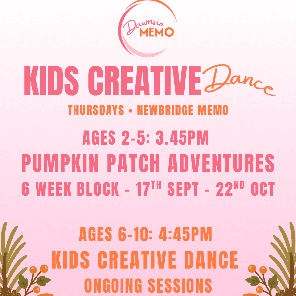 Dawnsio Memo: Kids Creative Dance Classes (ages 6-10) banner image