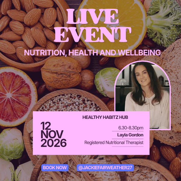 Nutrition, health and wellbeing with Layla Gordon banner image