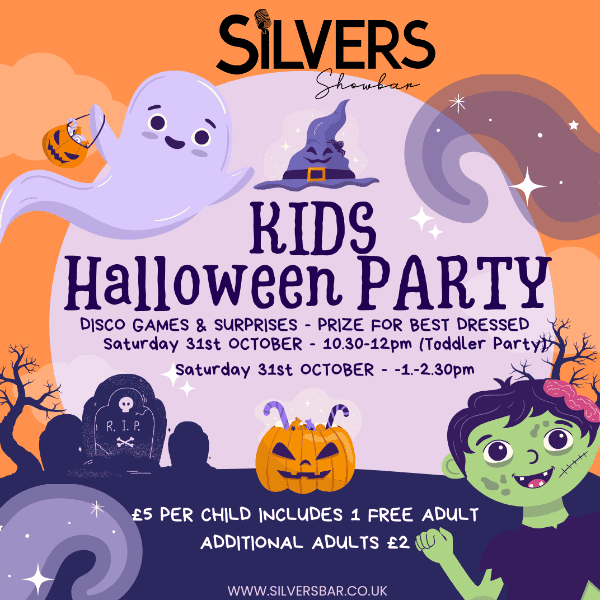 Kids Halloween Party Silvers banner image