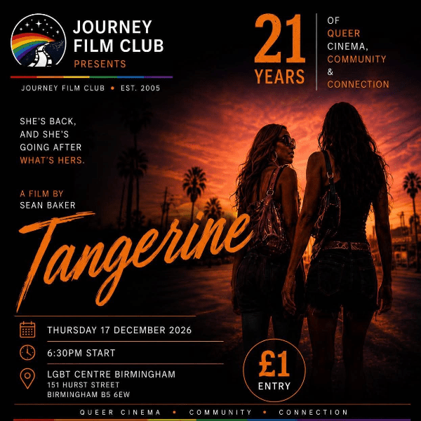 Journey Film Club presents Tangerine banner image