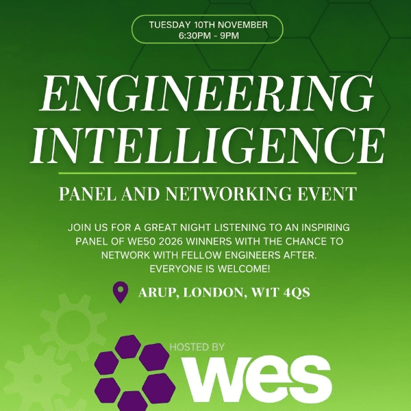 Engineering Intelligence: WE50 Panel and Networking Event banner image