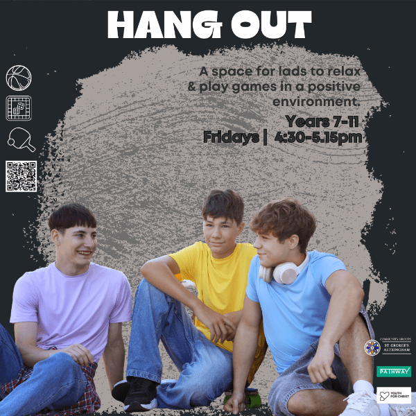 Hang Out (Lads Year 6 upwards) Sept-Dec 2026 banner image