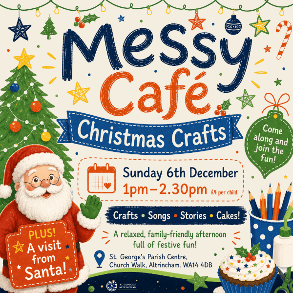Messy Caf&eacute; Christmas Crafts! banner image