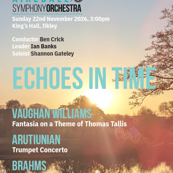 Echoes in Time (V. Williams, Arutiunian, Brahms) banner image